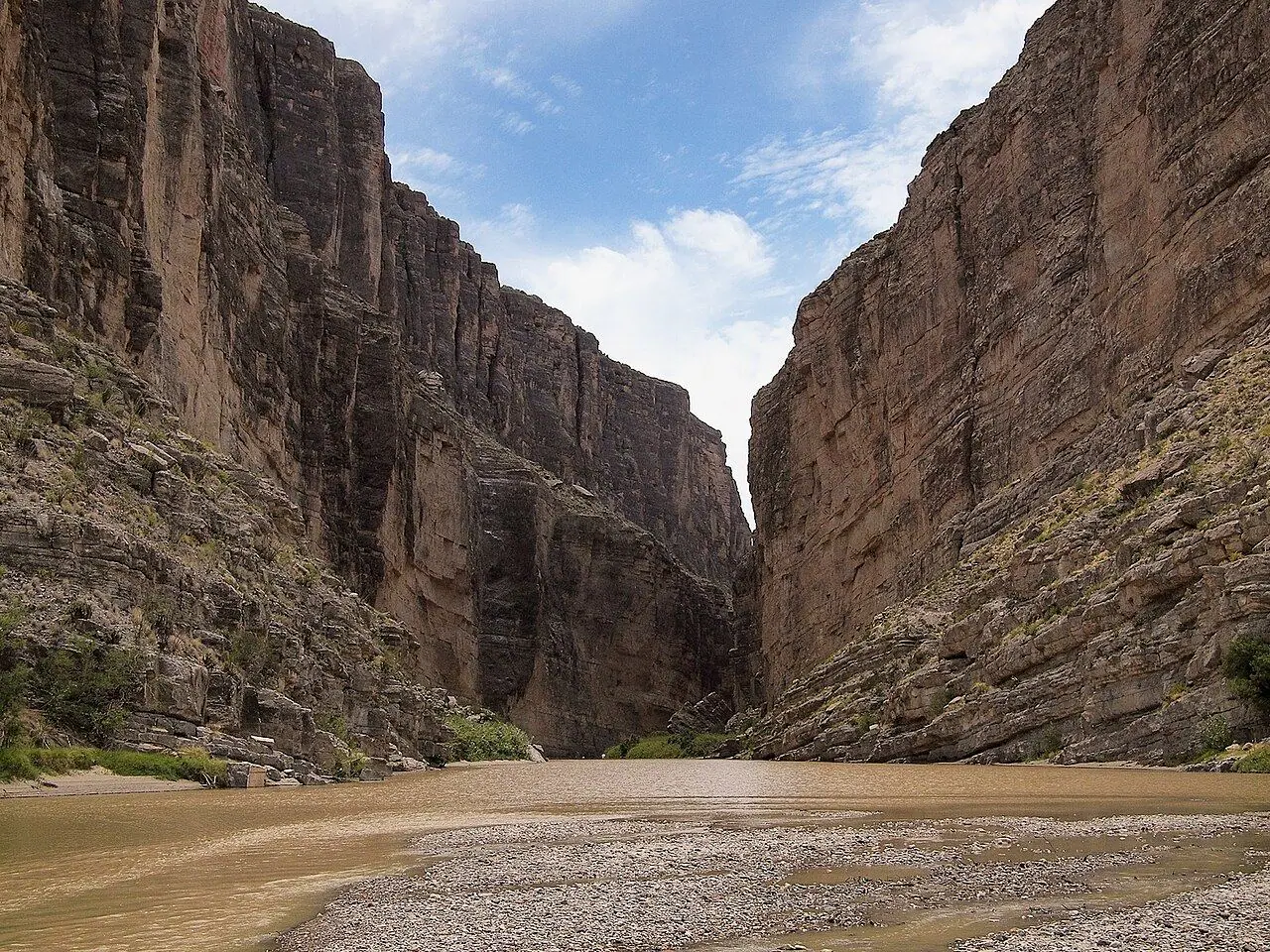 Der Weg in den Santa Elena Canyon – Big-Bend-Nationalpark