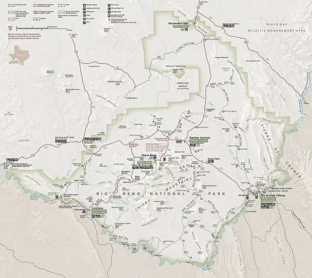 NPS big-bend-national-park-map – Big-Bend-Nationalpark