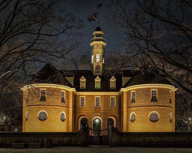 Colonial Williamsburg at Night