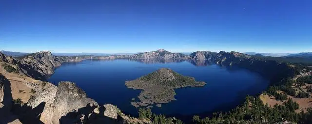 Sunset from Watchman Peak – Crater Lake National Park