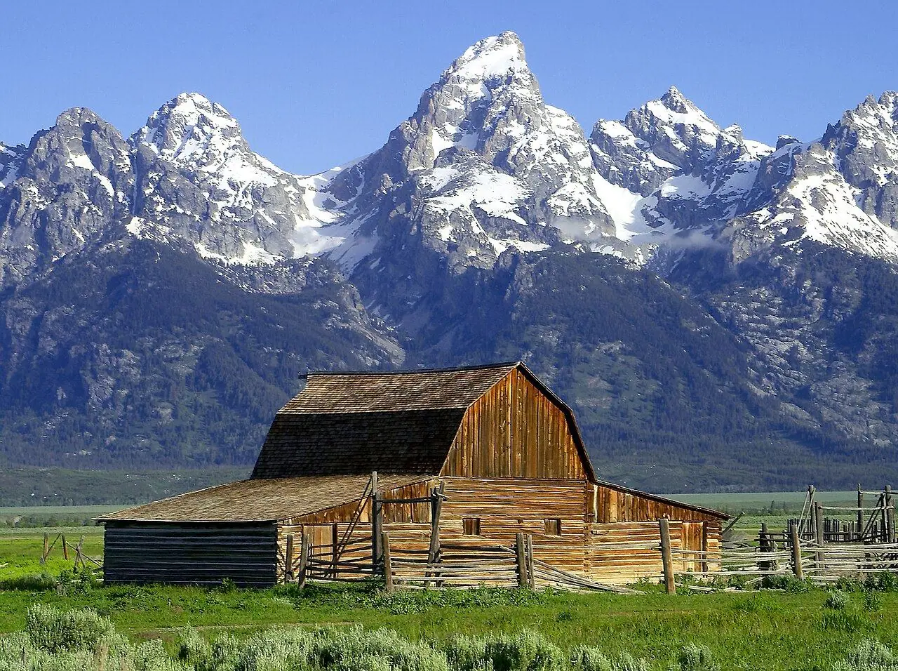 Die historischen Scheunen der Mormon Row – Grand-Teton-Nationalpark