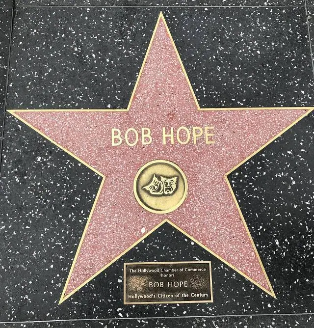 Bob Hope Star Hollywood Walk of Fame (cropped)