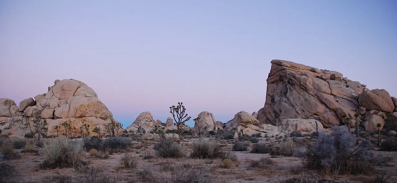 Der Hidden-Valley-Weg zwischen den Felsen – Joshua-Tree-Nationalpark