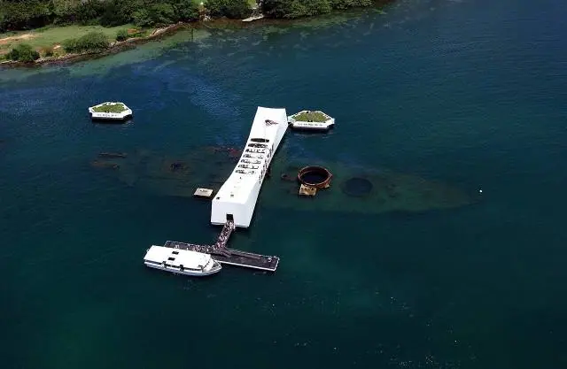 Visitors reach it by a Navy boat after a short film at the visitor center, and from the memorial you can see the… – Pearl Harbor National Memorial