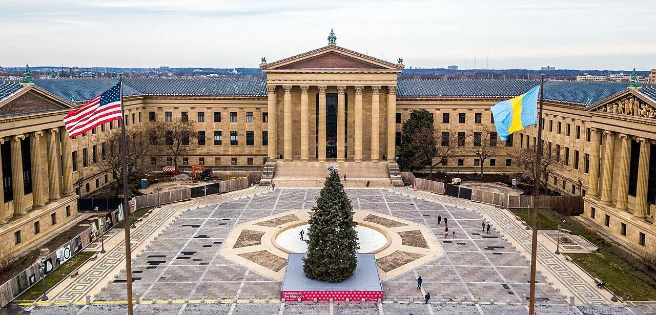 Philadelphia Art Museum et les marches de Rocky (Pennsylvanie)