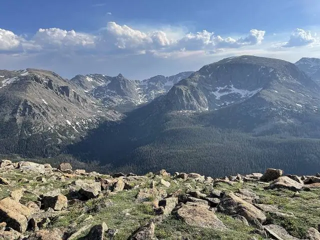 The Colorado River begins as a small stream in the park’s Kawuneeche Valley – Rocky Mountain National Park