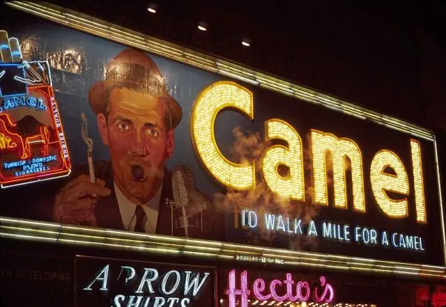 Camel Cigaretts Sign -- Times Square