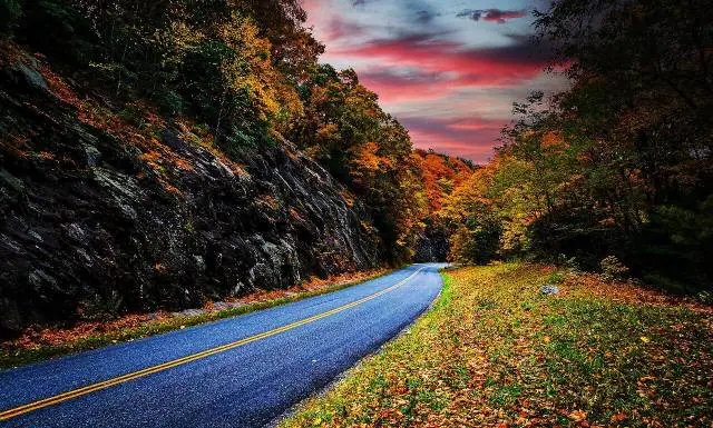 Blue Ridge Parkway in Virginia, North Carolina