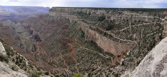 Bright Angel Trail in Arizona