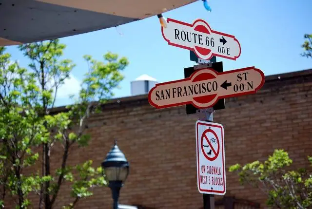 Downtown Flagstaff – Route 66 en Arizona : de Seligman à Topock